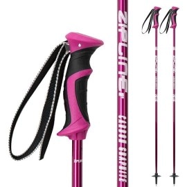 Ski Poles Graphite Carbon Composite - Zipline Lollipop U.S. Ski Team Official Supplier (Grape, 44