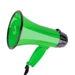 Mymealivos Sugar Home Portable Megaphone 20 Watt Power Megaphone Speaker Bullhorn Voice And Sirenalarm Modes With Volume Control And Strap (Green)