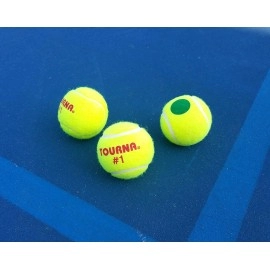 Tourna Pressurized Green Dot Tennis Balls 50 Ball Tote Bag Green Dot Tennis Balls Pressurized