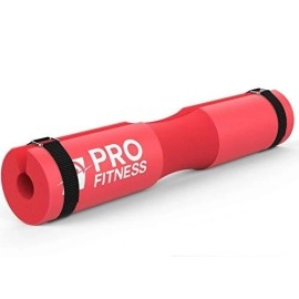 Profitness Barbell Pad Squat Pad- Exercise Barbell Pad For Hip Thrusts, Squats And Lunges- Most Comfortable Squat Sponge (Red)