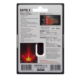 CATEYE - Rapid X Rear USB Rechargeable LED Tail Light