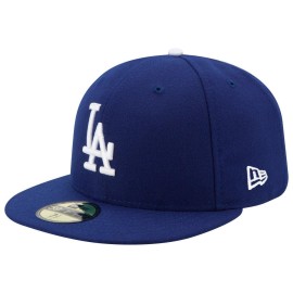 New Era 59FIFTY Los Angeles Dodgers MLB 2017 Authentic Collection On Field Game Fitted Cap Size 7 5/8
