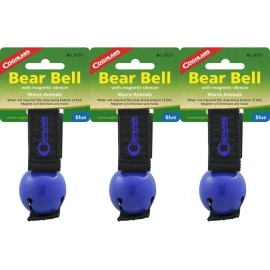 Coughlan's Bear Bell with Magnetic Silencer - Blue (3-Pack)