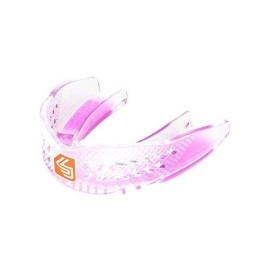 Shock Doctor Superfit Basketball Womens Strapless Mouth Guard, Adult, Clear