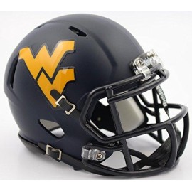 West Virginia Mountaineers Riddell Speed Mini Replica Satin Football Helmet