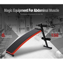 Folding Sit Up Bench Adjustable Gym Weight Bench Abdominal Board Fitness Sit Up Crunch Bench Home Gym Fitness Exercise