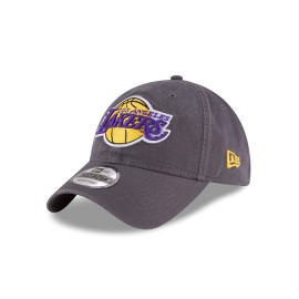 Nba Los Angeles Lakers Adult Men Nba Core Classic 9Twenty Adjustable Cap,Osfa,Gray