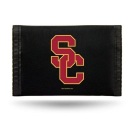 NCAA Rico Industries Southern California Trojans Nylon Tri-Fold Wallet Nylon Tri-Fold Wallet, 3