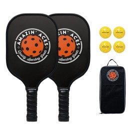 Amazin' Aces Pickleball Paddles - Pickleball Set - Usapa-Approved Pickleball Rackets For All Levels And Ages