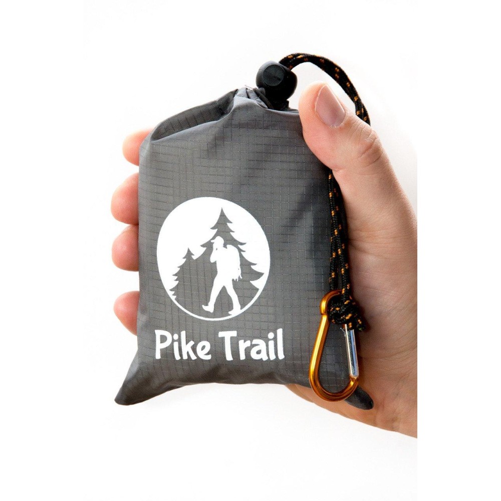 Pike Trail Pocket Beach Blanket (60 X 56) - Lightweight Sand Proof Picnic Blanket, Compact Outdoor Blanket, Waterproof Pocket Blanket For Hiking, Camping, Picnics, Travel And Beach Trips