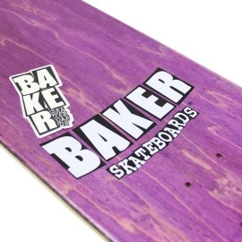 Baker Skateboard Complete Brand Logo White 8.25