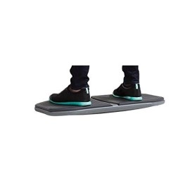 Gaiam Evolve Balance Board For Standing Desk - Anti-Fatigue Wobble Board For Home, Office, Physical Therapy & Exercise Equipment - Stability Rocker For Constant Movement, Increases Focus, Floor Mat Alternative