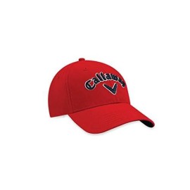 Callaway Golf Heritage Twill Hat, Red/White/Navy