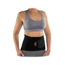 McDavid Waist Trimmer Belt, Waist Trainer for Women, Promotes Sweat & Weight Loss in Mid-Section, Sold as Single Unit , Black