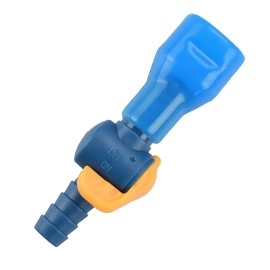 J.Carp On-Off Switch Bite Valve Tube Nozzle Replacement For Hydration Pack Bladder (Blue)