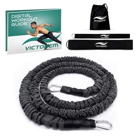 Victorem Strength 80 Lb Resistance Running Training Bungee Band (Waist) Workout Guide