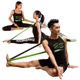 EverStretch Ballet Stretch Band Dance Equipment: 2-Layer Latex Dance Stretch Band for Flexibility Training. Stretch Bands for Dancers. Stretching Bands for Flexibility, Cheer, Pilates and Yoga.