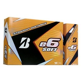 Bridgestone Golf E6 Soft Golf Balls, White, Soft (Dozen Golf Balls)