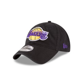 Nba Los Angeles Lakers Core Classic 9Twenty Adjustable Cap, Black, One Size