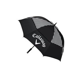 Callaway Golf 2017 Womens Umbrellas 60 Double Canopy, Black/White