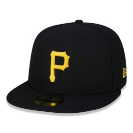 Mens Pittsburgh Pirates New Era Black Game Authentic Collection On-Field 59Fifty Fitted Hat Size 7 12