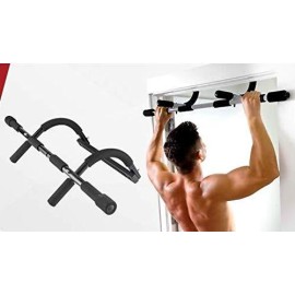 Door Pull Up Bar - Heavy-Duty Door Pull Up Bar for Home Gym - Adjustable Width Fits 24-32