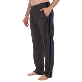 Gioberti Mens Athletic Track Pants, Charcoal, 2X Large