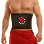 Fitru Waist Trimmer Sauna Ab Belt For Men & Women - Waist Trainer Stomach Wrap (Black, 9