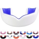 Oral Mart White/Blue Youth Mouth Guard For Kids