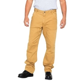 Carhartt Mens Rugged Flex Relaxed Fit Double-Front Utility Work Pants, Hickory, 44W X 30L Us
