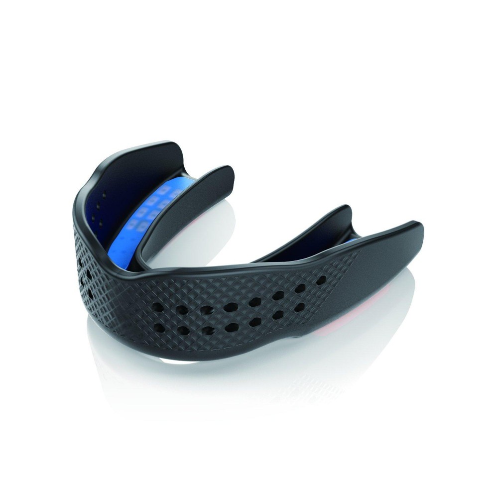 Shock Doctor Mouthguard Superfit - Easy-Fit Strap/Strapless Mouthguard - Low Profile Fit Perfect For Basketball, Hockey, Lacrosse, All Sport