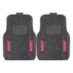 Fanmats 21678 Mlb - Cleveland Indians Deluxe Car Mat Set Gray 21X27 - Trimable Edges