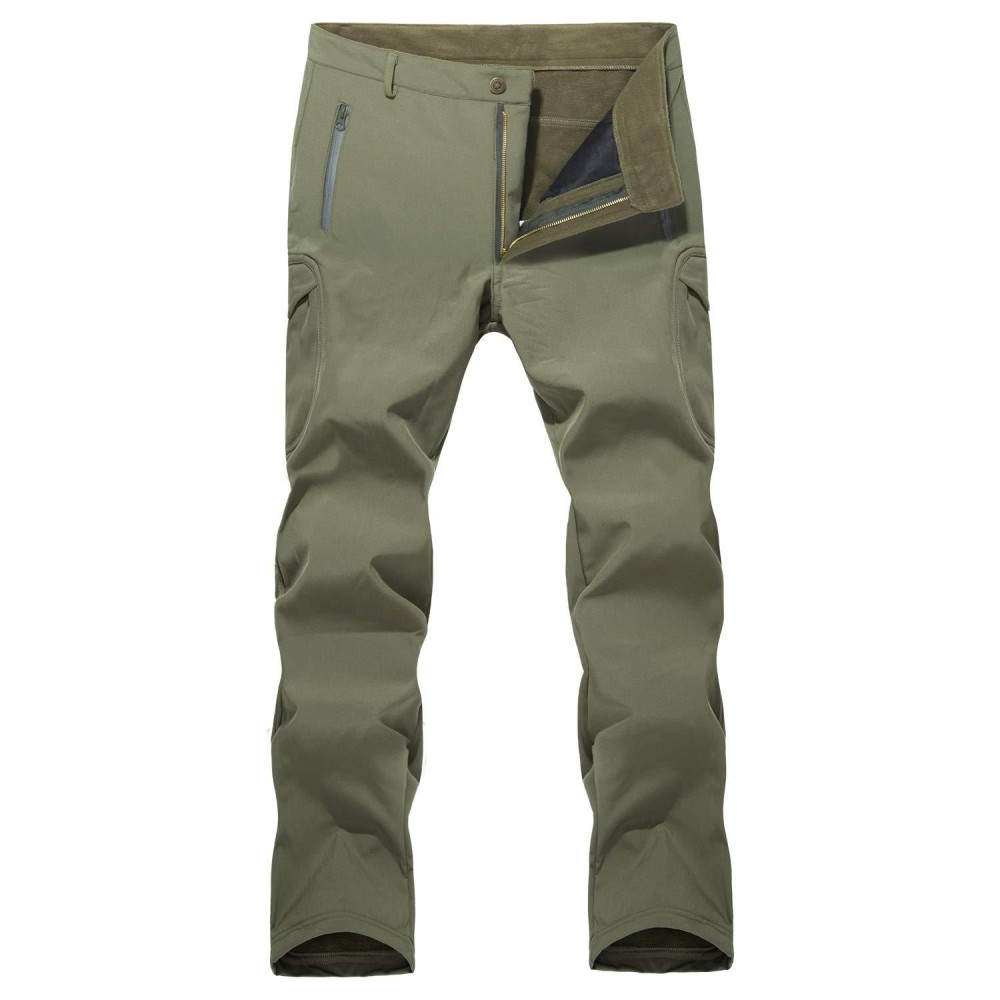 Tactical Pants For Men Ski Pants Snow Pants Snowboard Pants Hiking Pants Mens Winter Pants For Men Hunting Pants Army Green