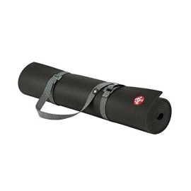 Manduka Go Move Yoga Mat Carrier Sling With Adjustable Strap 68 X 1.5 In, Black