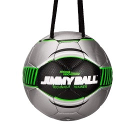Soccer Innovations Mini Jimmy Ball With Free Home Training Program & Poster, Size 2, Greensilver