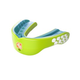 Shock Doctor Gel Max Power Carbon Convertible Mouth Guard, Youth, Shock Green