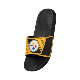 FOCO NFL Pittsburgh Steelers Mens Legacy Sport Slide - XL