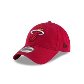 Nba Miami Heat Adult Men Nba Core Classic 9Twenty Adjustable Cap,Osfa,Red