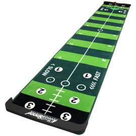 ProActive Sports, VariSpeed Putting System, 10 ft, Mimics Real Putting Green, Loaded with Drills, Perfect Practice & Training Aid for Indoor or Outdoor, Practice 4 Different Speeds On One Mat