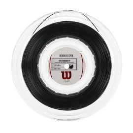 Wilson Revolve Spin 17 Tennis String - 200M Reel, Black