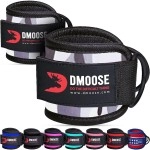 Dmoose Ankle Strap For Cable Machine Attachments, Gym Ankle Cuff For Kickbacks, Glute Workouts, Leg Extensions, Curls, Booty Hip Abductors Exercise For Men And Women