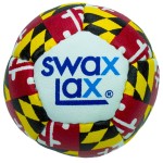 Swax Lax Lacrosse Training Ball - Indoor Outdoor Practice Less Bounce & Rebounds (Maryland)