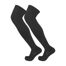 Tck Defender Over The Knee Football Socks (Black, Medium)