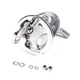 Mxeol Boat Stainless Steel Cam Latch Marine Hatch Pull With Back Plate Fasteners