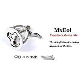 Mxeol Boat Stainless Steel Cam Latch Marine Hatch Pull With Back Plate Fasteners