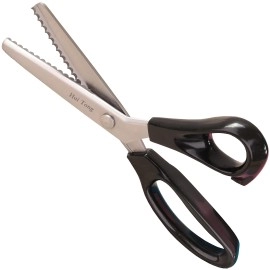 Hui Tong Strong Sharpe Pinking Shears For Fabric,Serrated And Scalloped Pinking Sheers,3Mm,5Mm,7Mm (Scalloped 5Mm)