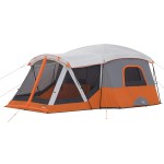 Core 11 Person Family Cabin Tent With Screen Room Large Multiple For Storage Pockets Camping Accessories Portable Huge Carry Bag Outdoor Car