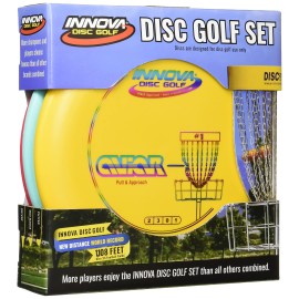 Innova Disc Golf Set - Driver, Mid-Range & Putter, Comfortable DX Plastic, Colors May Vary (3 Pack)