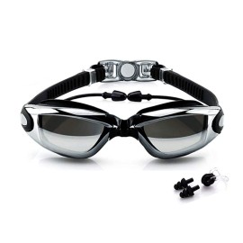 Beeway Swim Goggles, Swimming Goggles Anti Fog No Leaking For Adult Women Men Kids 8+