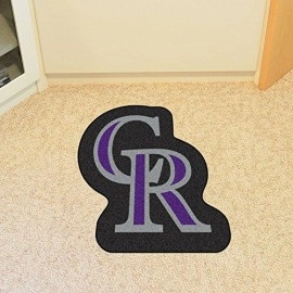 Fanmats Mlb Mascot Area Rug, Colorado Rockies, Approx. 30X40